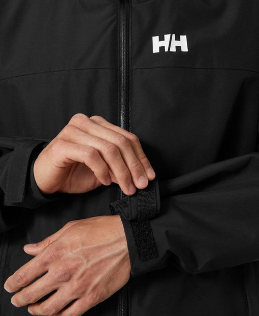 Sailing Jackets | Men Helly Hansen Active Ocean Bound Jacket, Black 990 Black