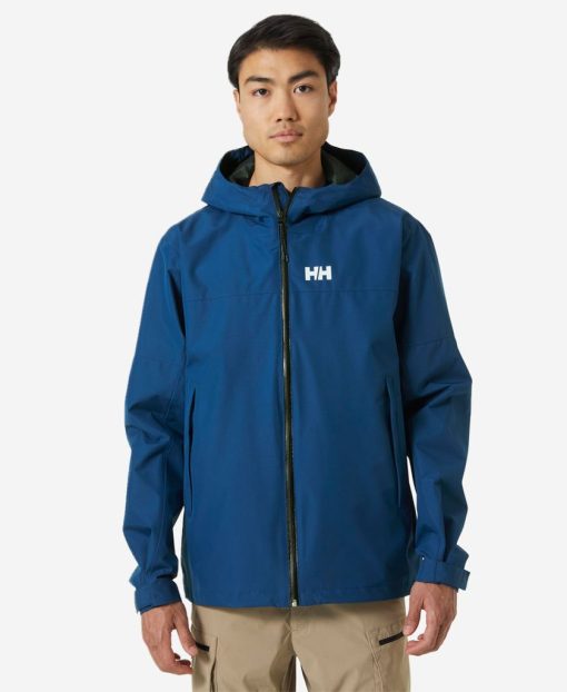 Shell Jackets | Men Helly Hansen Active Ocean Bound Jacket, Deep Fjord 606 Deep Fjord