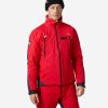 Sailing Jackets | Men Helly Hansen Aegir H2Flow Midlayer Jacket, Alert Red 222 Alert Red