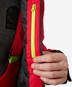 Sailing Jackets | Men Helly Hansen Aegir H2Flow Midlayer Jacket, Alert Red 222 Alert Red