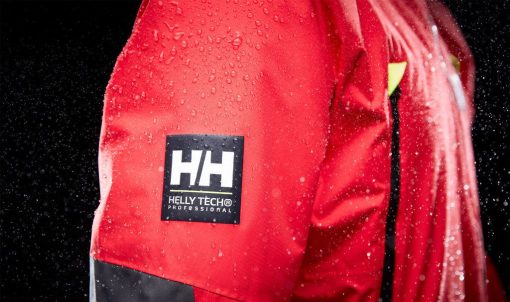 Sailing Jackets | Men Helly Hansen Aegir H2Flow Midlayer Jacket, Alert Red 222 Alert Red