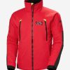 Sailing Jackets | Men Helly Hansen Aegir H2Flow Midlayer Jacket, Alert Red 222 Alert Red