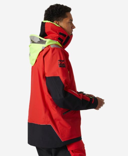 Sailing Jackets | Men Helly Hansen Aegir Race Jacket 2.0, Alert Red 222 Alert Red