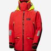 Sailing Jackets | Men Helly Hansen Aegir Race Jacket 2.0, Alert Red 222 Alert Red