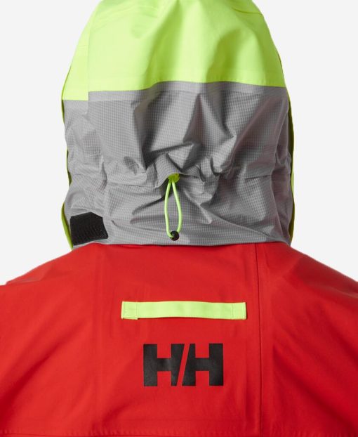 Sailing Jackets | Men Helly Hansen Aegir Race Jacket 2.0, Alert Red 222 Alert Red