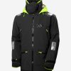 Sailing Jackets | Men Helly Hansen Aegir Race Jacket 2.0, Ebony 980 Ebony