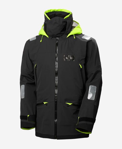 Sailing Jackets | Men Helly Hansen Aegir Race Jacket 2.0, Ebony 980 Ebony