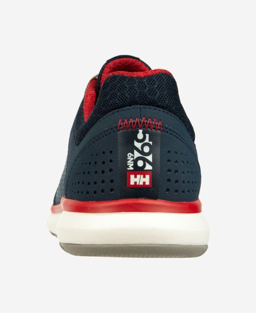 Sailing Footwear | Men Helly Hansen Ahiga V4 Hydropower, Navy/Flag Red 597 Navy / Flag Red / Off Whit