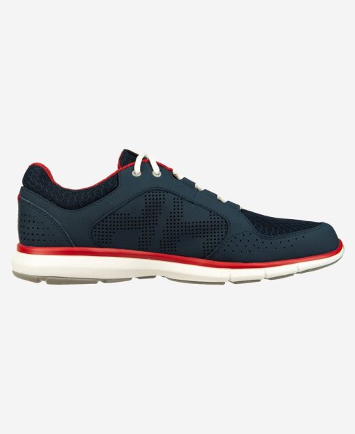 Sailing Footwear | Men Helly Hansen Ahiga V4 Hydropower, Navy/Flag Red 597 Navy / Flag Red / Off Whit