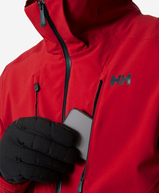 Snow Jackets | Men Helly Hansen Alpha 3.0 Jacket, Red 162 Red