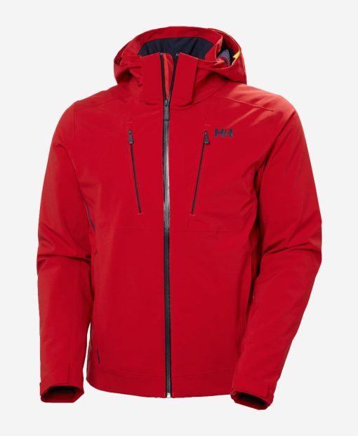 Snow Jackets | Men Helly Hansen Alpha 3.0 Jacket, Red 162 Red