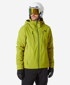 Snow Jackets | Men Helly Hansen Alpha 4.0 Jacket, Bright Moss 452 Bright Moss