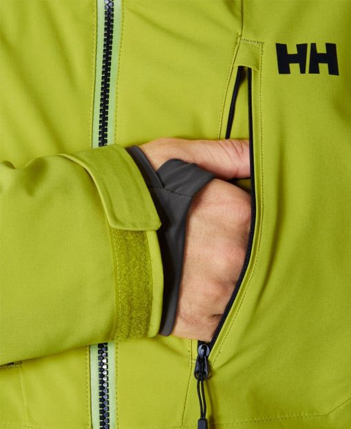 Snow Jackets | Men Helly Hansen Alpha 4.0 Jacket, Bright Moss 452 Bright Moss