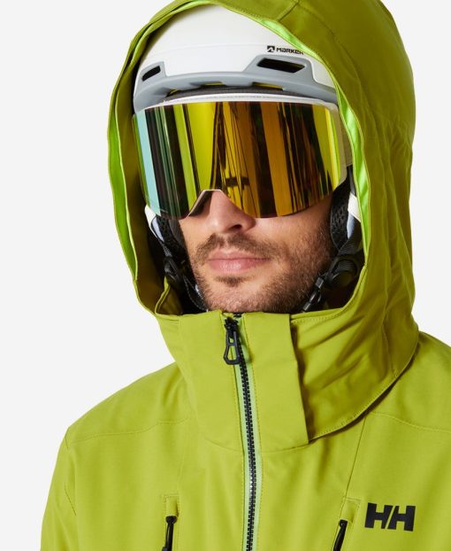 Snow Jackets | Men Helly Hansen Alpha 4.0 Jacket, Bright Moss 452 Bright Moss