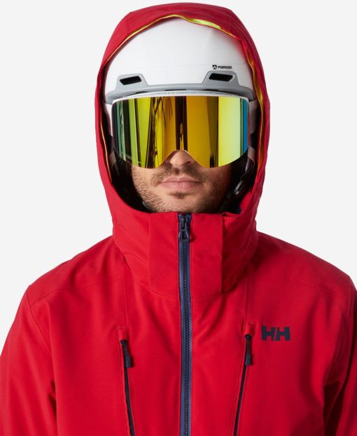 Snow Jackets | Men Helly Hansen Alpha 4.0 Jacket, Red 162 Red