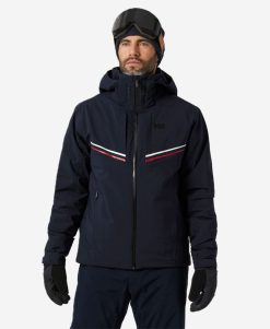 Snow Jackets | Men Helly Hansen Alpha Infinity Jacket, Navy 597 Navy