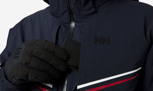 Snow Jackets | Men Helly Hansen Alpha Infinity Jacket, Navy 597 Navy