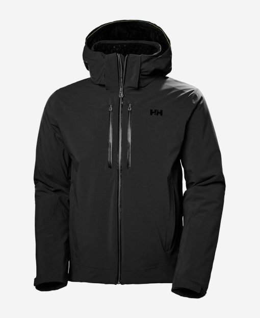 Snow Jackets | Men Helly Hansen Alpha Lifaloft Jacket, Black 990 Black