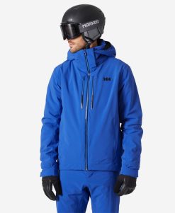 Snow Jackets | Men Helly Hansen Alpha Lifaloft Jacket, Cobalt 2.0 543 Cobalt 2.0