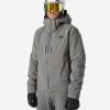 Snow Jackets | Men Helly Hansen Alpha Lifaloft Jacket, Concrete 876 Concrete