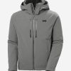 Snow Jackets | Men Helly Hansen Alpha Lifaloft Jacket, Concrete 876 Concrete