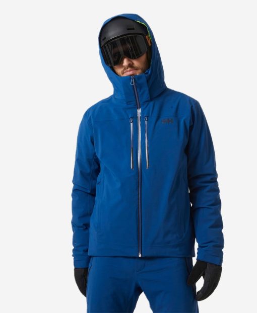 Snow Jackets | Men Helly Hansen Alpha Lifaloft Jacket, Deep Fjord 606 Deep Fjord