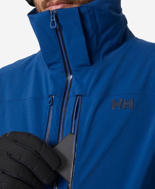 Snow Jackets | Men Helly Hansen Alpha Lifaloft Jacket, Deep Fjord 606 Deep Fjord