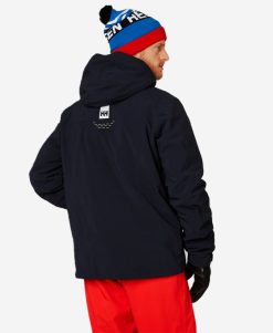 Snow Jackets | Men Helly Hansen Alpha Lifaloft Jacket, Navy 599 Navy