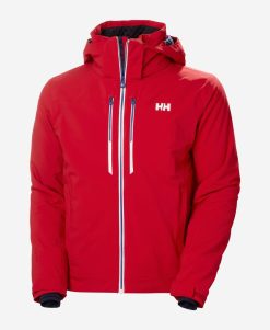 Snow Jackets | Men Helly Hansen Alpha Lifaloft Jacket, Red 162 Red