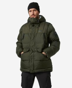 Puffy Jackets | Men Helly Hansen Arctic Down Parka, Utility Green 431 Utility Greeen