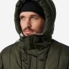 Puffy Jackets | Men Helly Hansen Arctic Down Parka, Utility Green 431 Utility Greeen