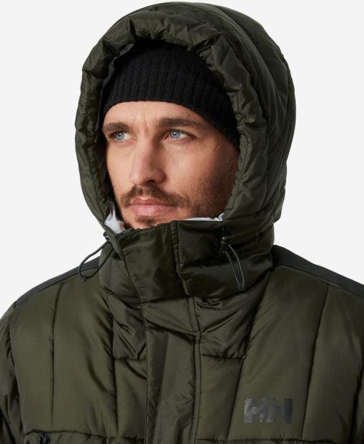 Puffy Jackets | Men Helly Hansen Arctic Down Parka, Utility Green 431 Utility Greeen