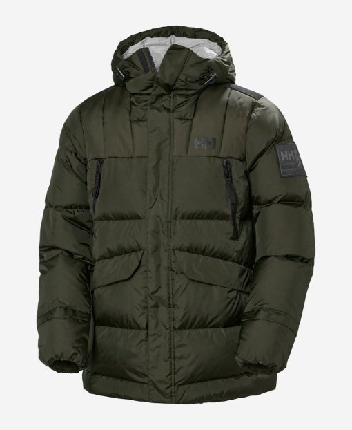 Puffy Jackets | Men Helly Hansen Arctic Down Parka, Utility Green 431 Utility Greeen