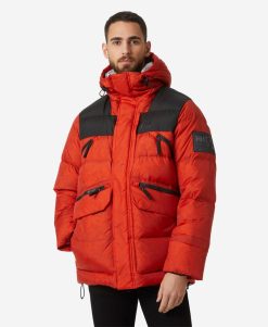 Parkas | Men Helly Hansen Arctic Patrol H2 Flow Parka, Patrol Orange 300 Patrol Orange