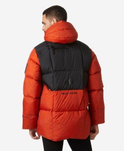 Puffy Jackets | Men Helly Hansen Arctic Patrol H2 Flow Parka, Patrol Orange 300 Patrol Orange