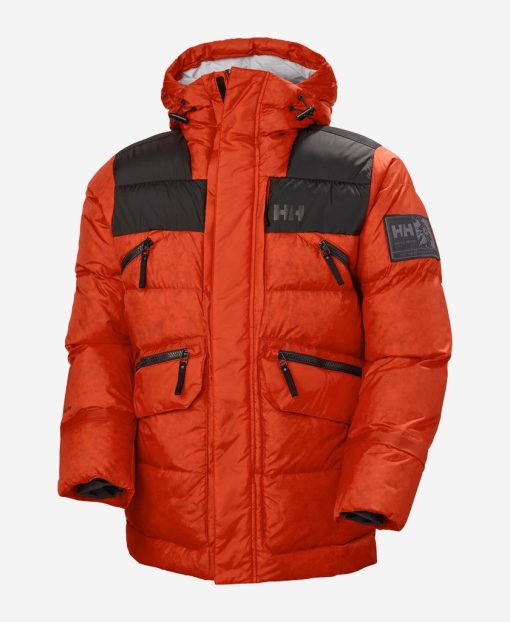 Puffy Jackets | Men Helly Hansen Arctic Patrol H2 Flow Parka, Patrol Orange 300 Patrol Orange