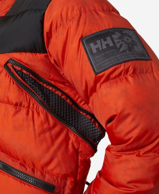 Puffy Jackets | Men Helly Hansen Arctic Patrol H2 Flow Parka, Patrol Orange 300 Patrol Orange