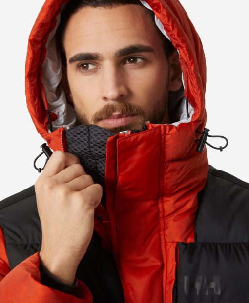 Puffy Jackets | Men Helly Hansen Arctic Patrol H2 Flow Parka, Patrol Orange 300 Patrol Orange