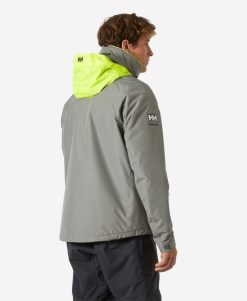 Sailing Jackets | Men Helly Hansen Arctic Shore Jacket, Concrete 876 Concrete