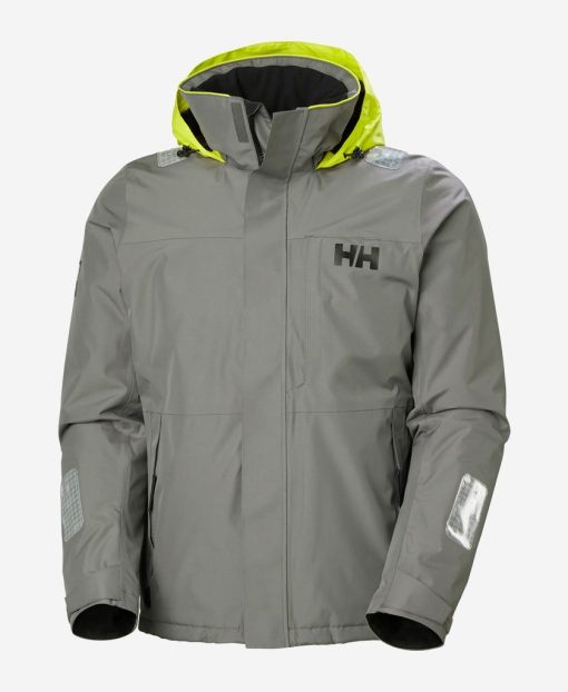 Sailing Jackets | Men Helly Hansen Arctic Shore Jacket, Concrete 876 Concrete