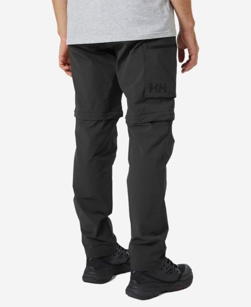 Outdoor & Hiking Pants | Men Helly Hansen Brono Softshell Zip Off Pant, Ebony 980 Ebony