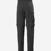 Outdoor & Hiking Pants | Men Helly Hansen Brono Softshell Zip Off Pant, Ebony 980 Ebony