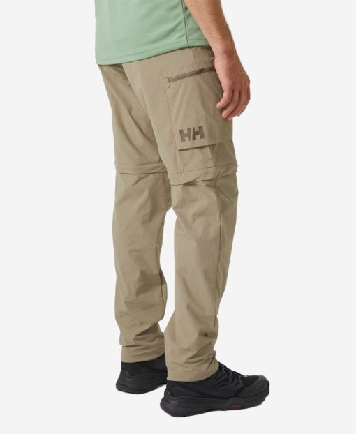 Outdoor & Hiking Pants | Men Helly Hansen Brono Softshell Zip Off Pant, Pebble 757 Pebble