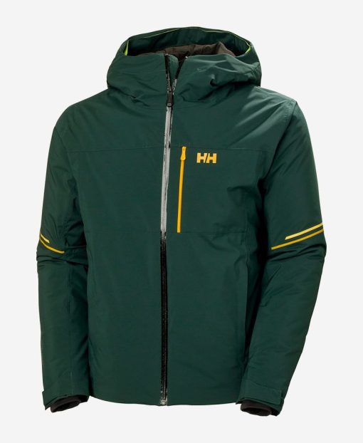 Snow Jackets | Men Helly Hansen Carv Lifaloft Jacket, Darkest Spruce 495 Darkest Spruce