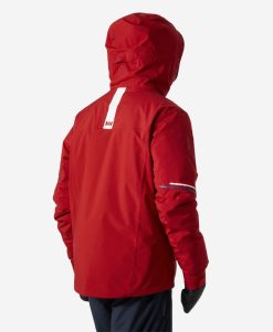 Snow Jackets | Men Helly Hansen Carv Lifaloft Jacket, Red 162 Red