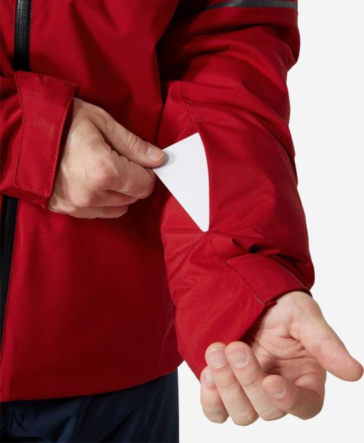 Snow Jackets | Men Helly Hansen Carv Lifaloft Jacket, Red 162 Red