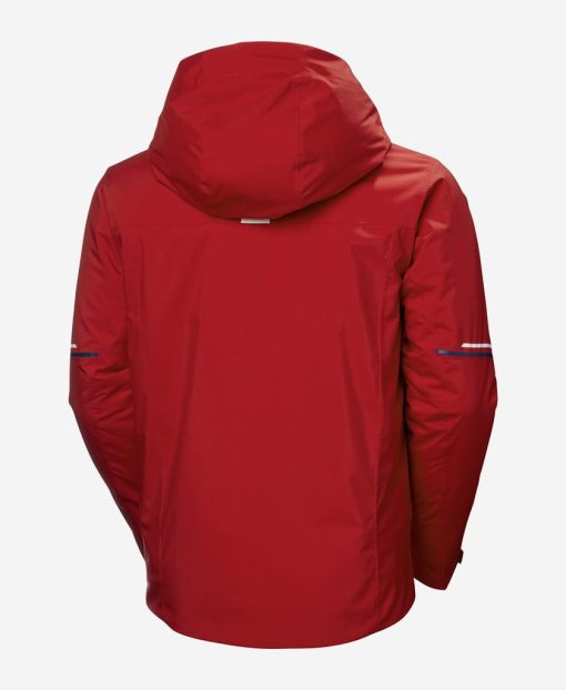 Snow Jackets | Men Helly Hansen Carv Lifaloft Jacket, Red 162 Red