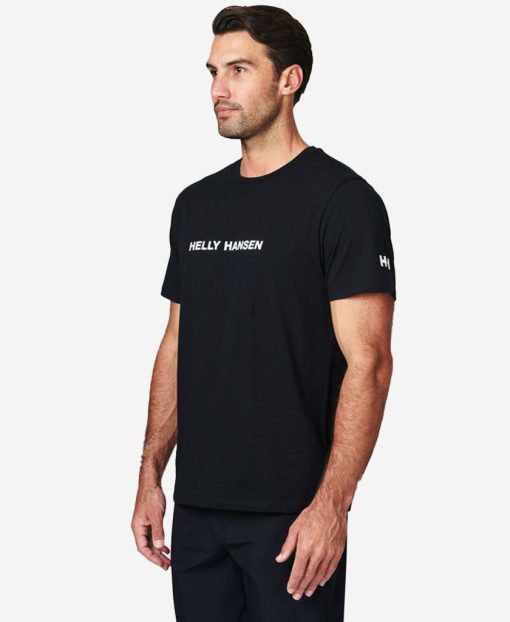 T-Shirts | Men Helly Hansen Core T-Shirt, Black 990 Black