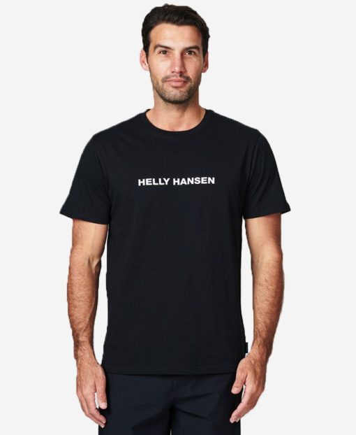 T-Shirts | Men Helly Hansen Core T-Shirt, Black 990 Black