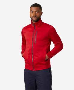 Sailing Jackets | Men Helly Hansen Crew Fleece Jacket, Red 162 Red